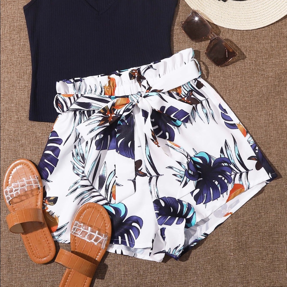 Paper bag shorts
